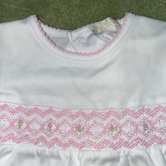 Kissy Kissy Smocked Onesie